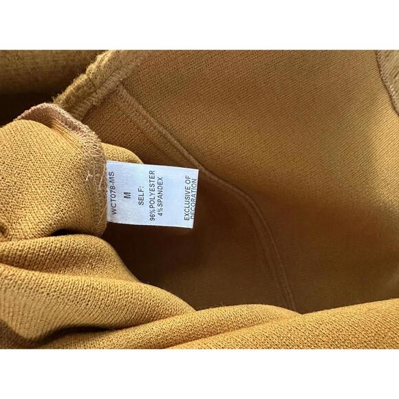 THML Cowl Neck Tunic Sweater Golden Mustard Yellow Women’s size Medium - Picture 8 of 10
